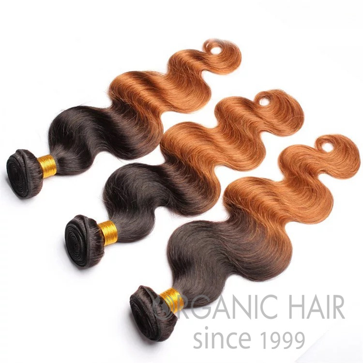 Ombre human hair extensions